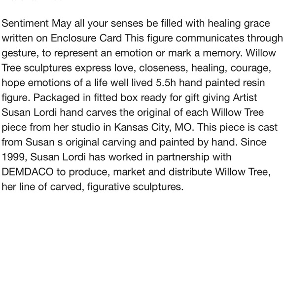 NEW Willow Tree “Lavender Grace” - Picture 4 of 6